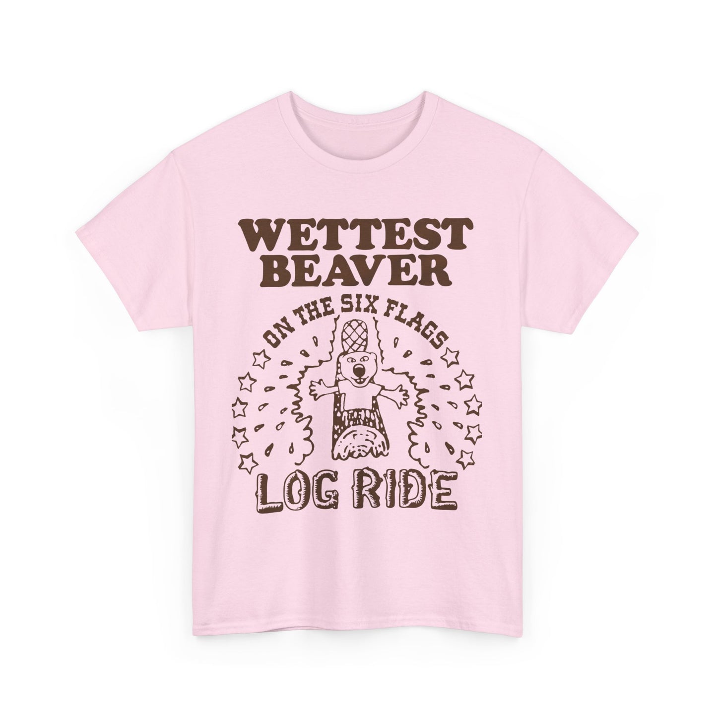 Wettest Beaver On The Amusement Park Log Ride. shirt