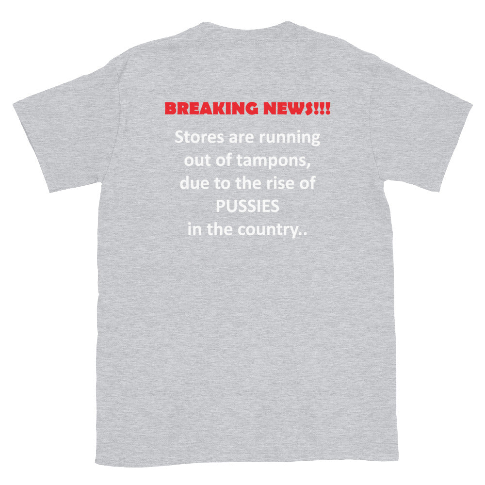 BREAKING NEWS Short-Sleeve Unisex T-Shirt