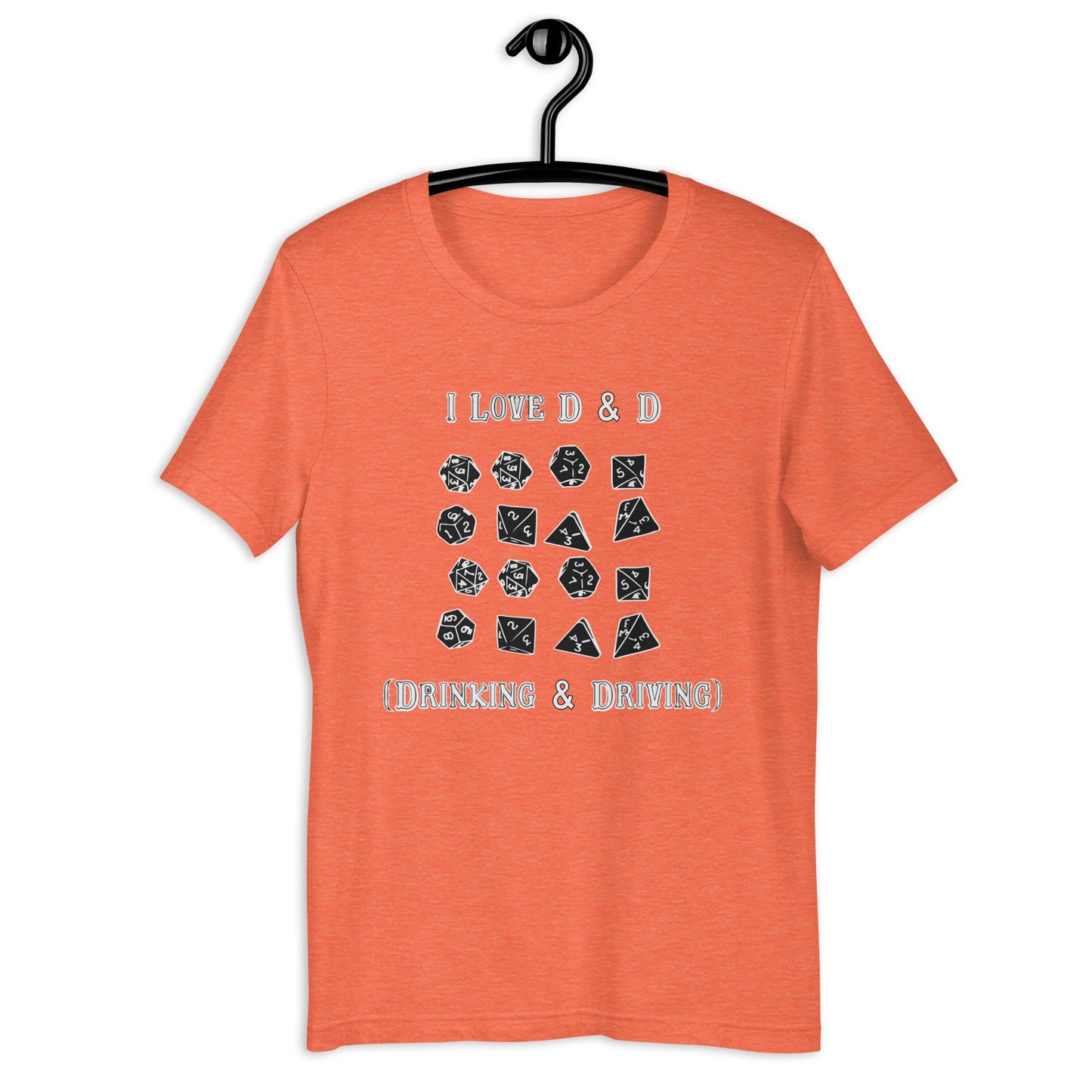 i love d & d (Drinking and Driving) Unisex t-shirt