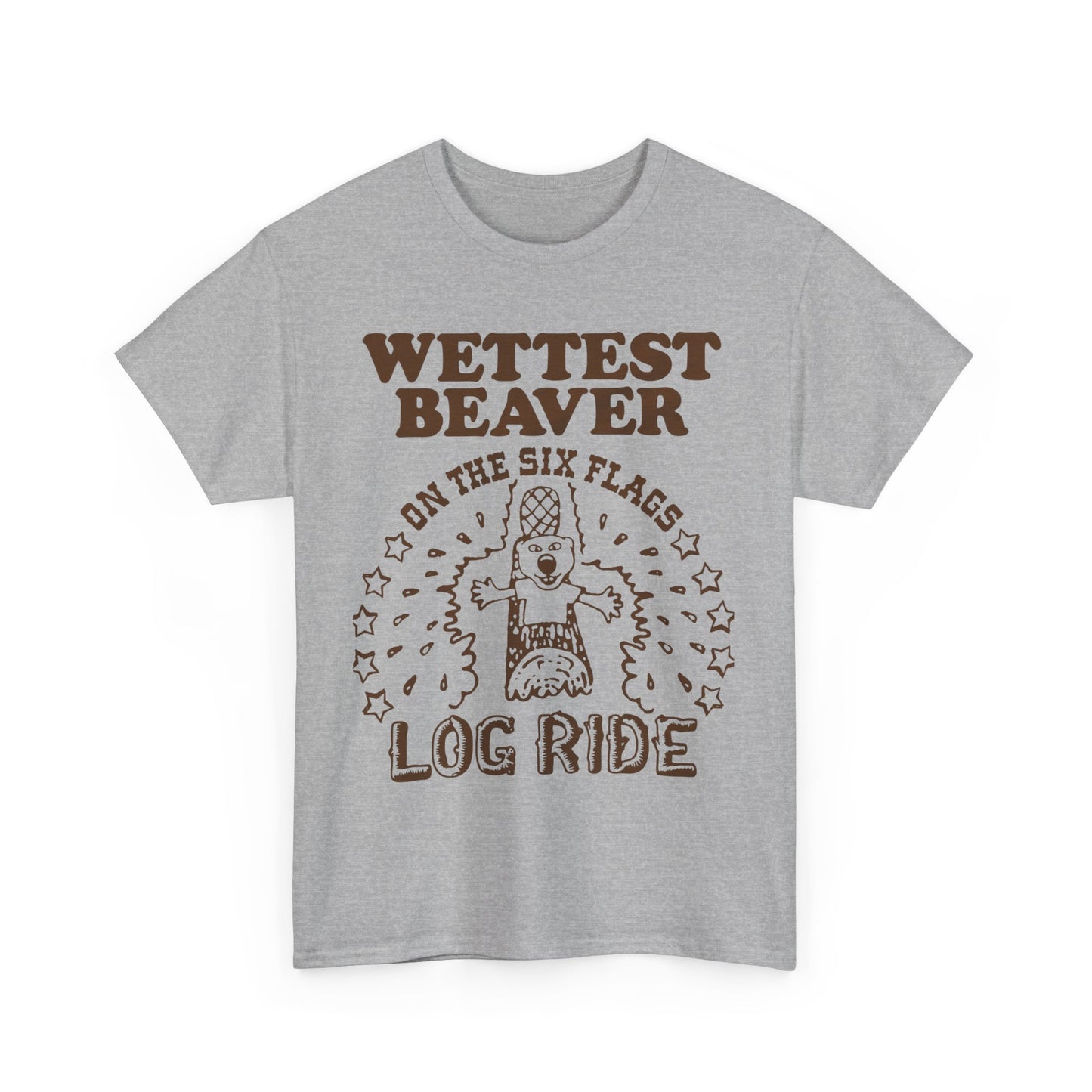 Wettest Beaver On The Amusement Park Log Ride. shirt