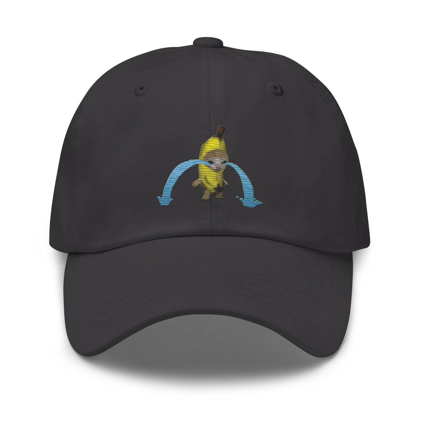 Crying banana Cat Meme, Popular Internet Meme Dad hat