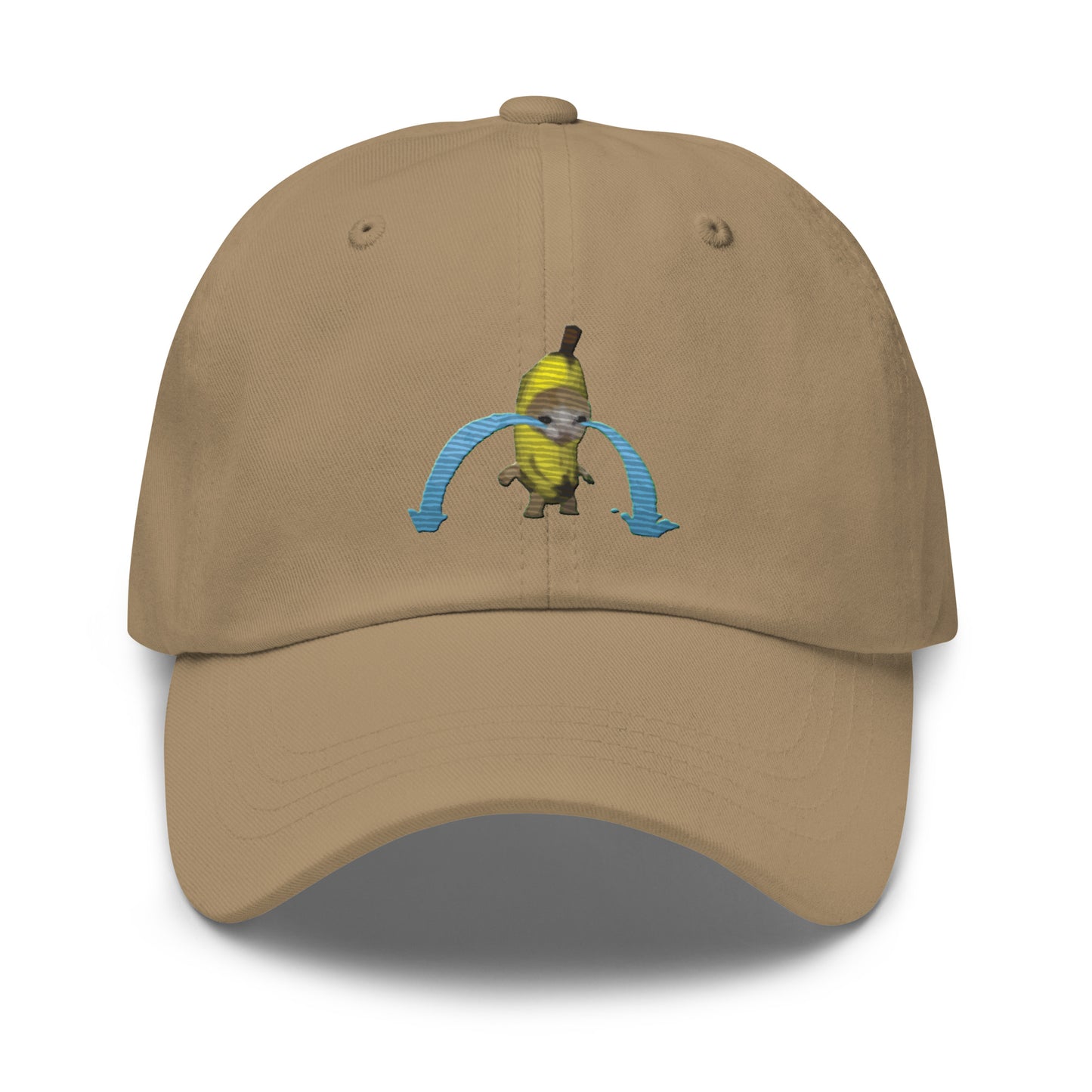 Crying banana Cat Meme, Popular Internet Meme Dad hat