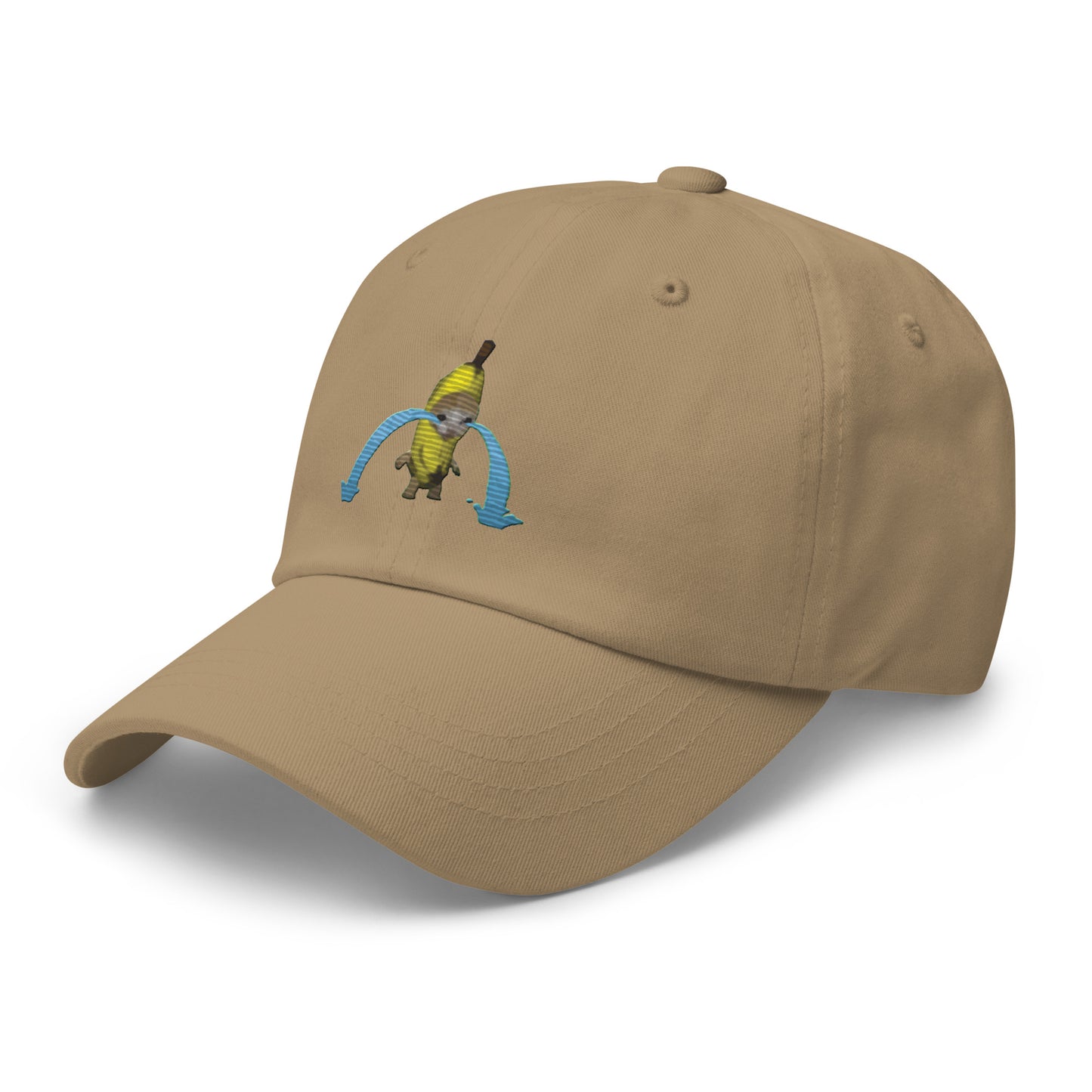 Crying banana Cat Meme, Popular Internet Meme Dad hat