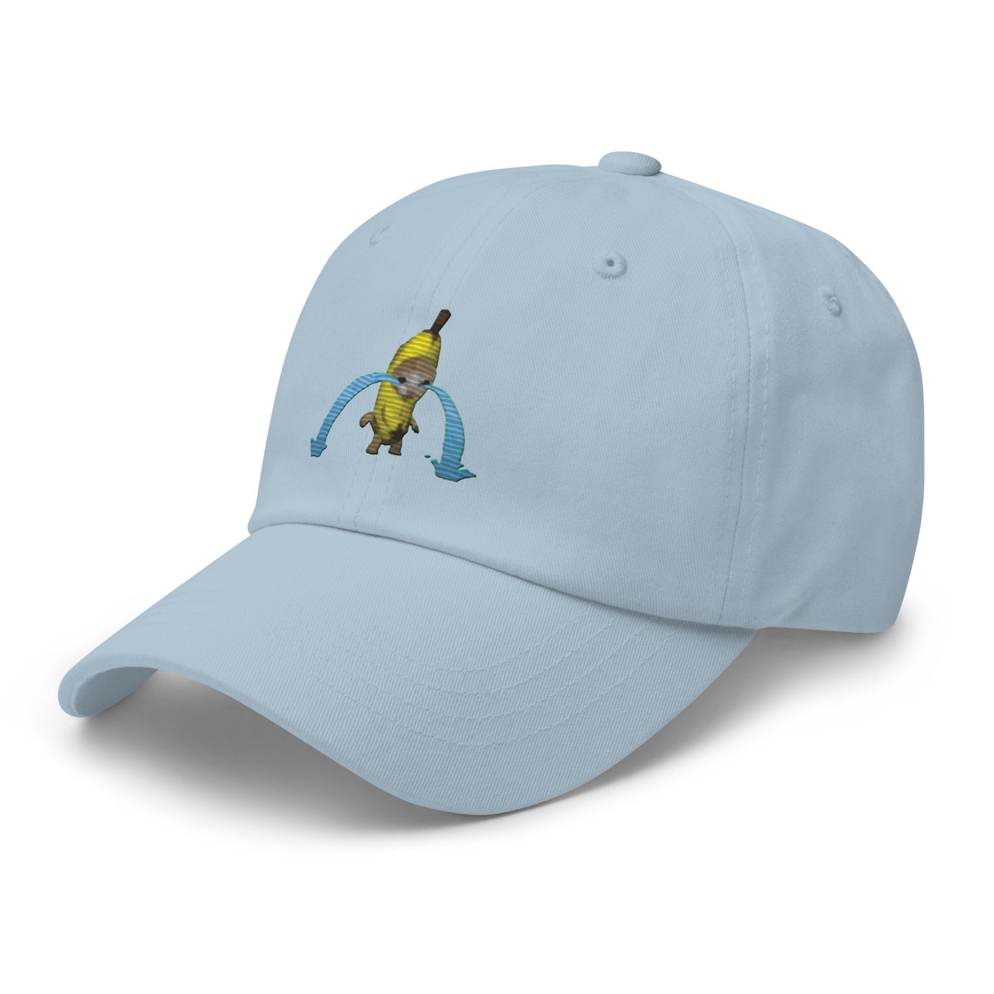 Crying banana Cat Meme, Popular Internet Meme Dad hat