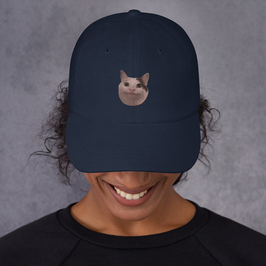 polite cat meme, Popular Internet Meme Dad hat