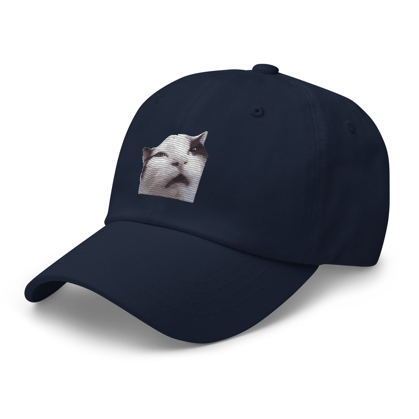 Huh! Cat meme, Popular Internet Meme  Dad hat