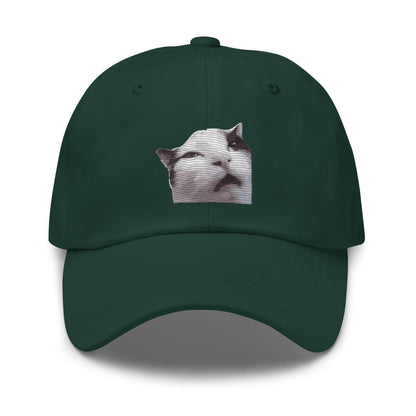 Huh! Cat meme, Popular Internet Meme  Dad hat