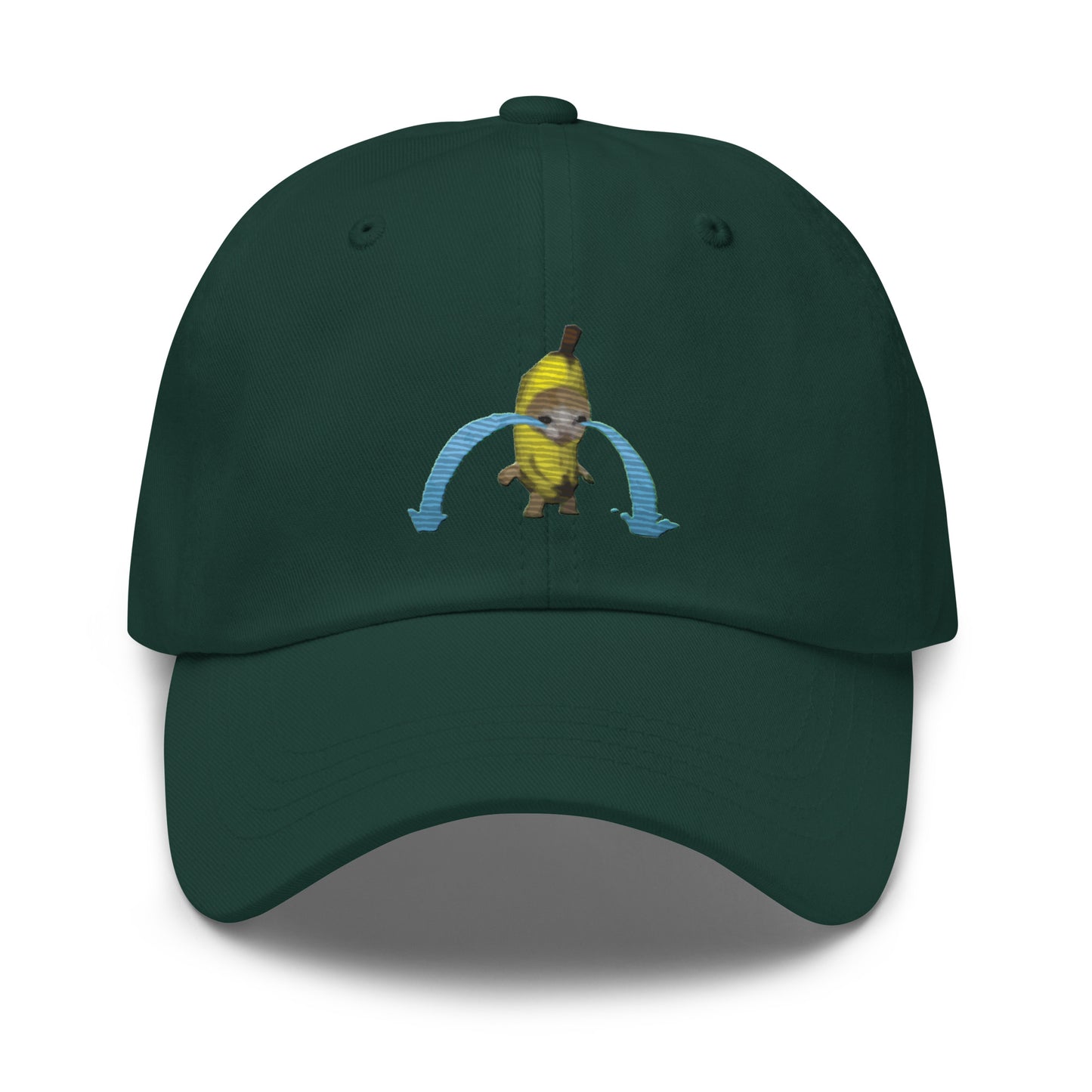 Crying banana Cat Meme, Popular Internet Meme Dad hat