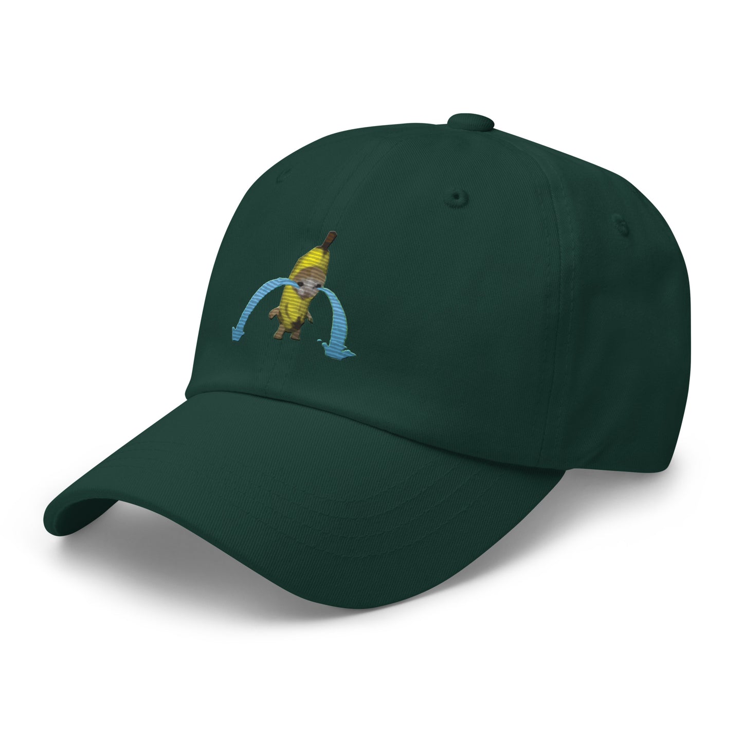 Crying banana Cat Meme, Popular Internet Meme Dad hat