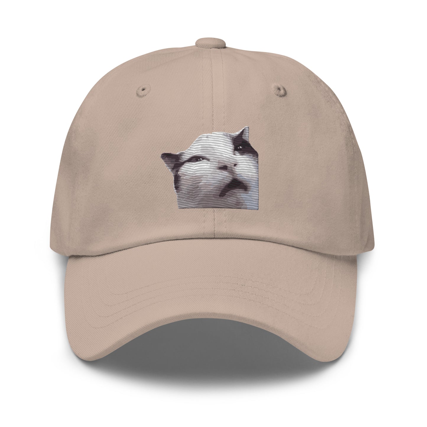 Huh! Cat meme, Popular Internet Meme  Dad hat