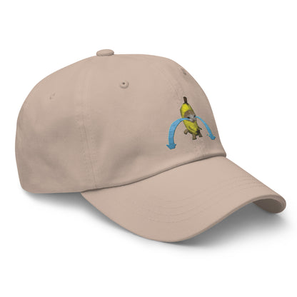 Crying banana Cat Meme, Popular Internet Meme Dad hat