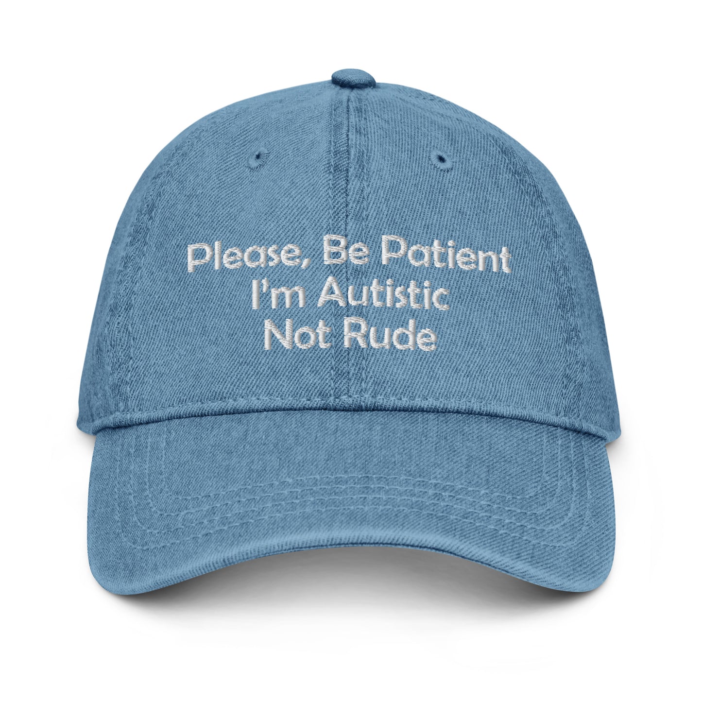 Please be patient im autistic Hat