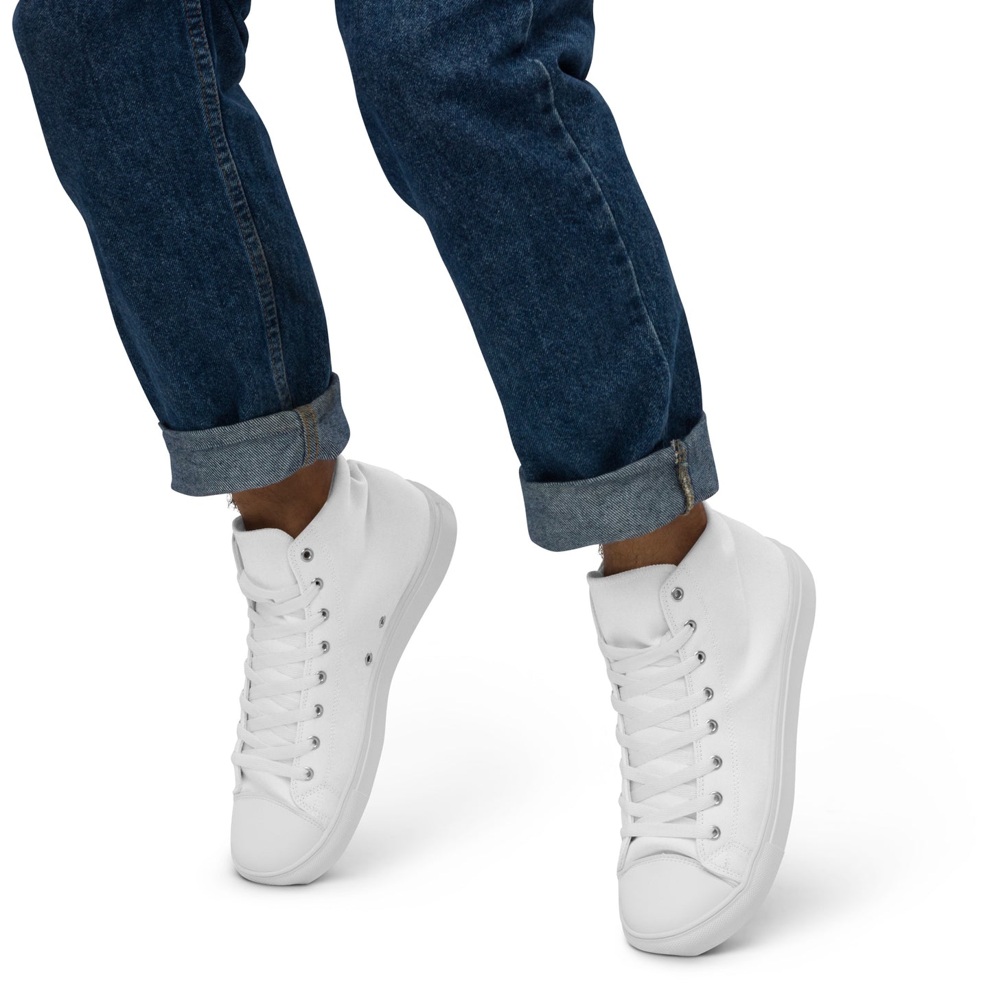 Men’s high top canvas shoes