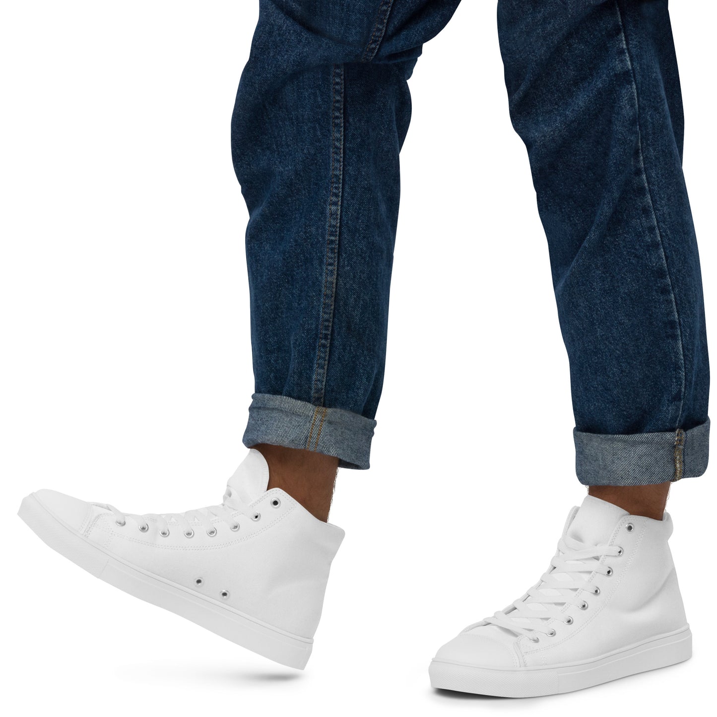 Men’s high top canvas shoes