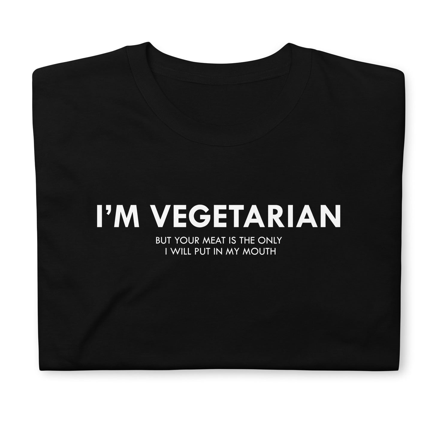 I’M VEGETARIAN Short-Sleeve Unisex T-Shirt