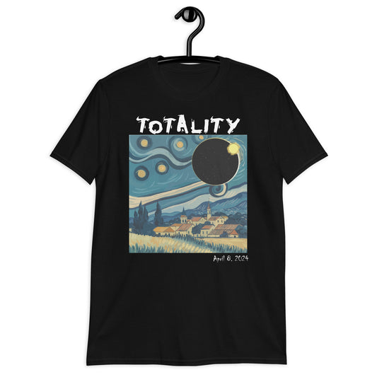 Art Solar Eclipse 2024 Totality April 8 Short-Sleeve Unisex T-Shirt