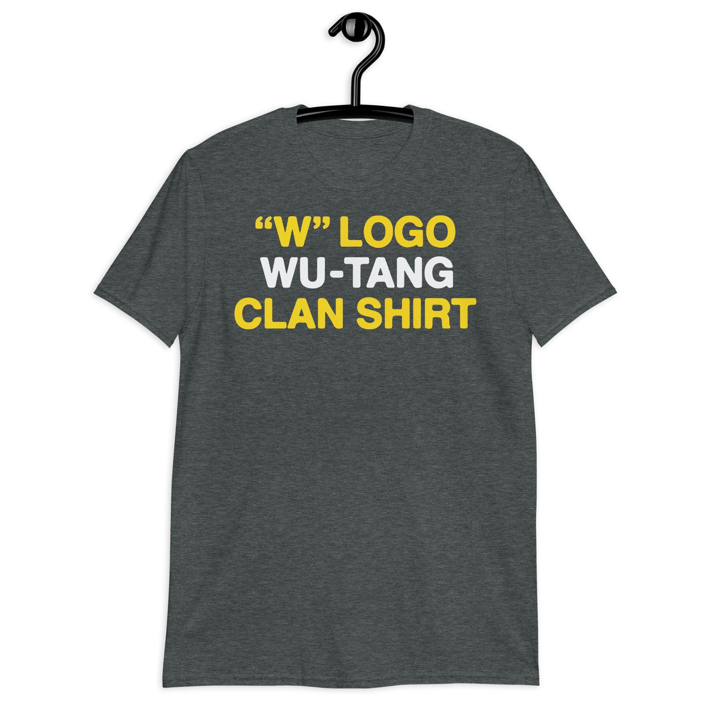 Camiseta unisex de manga corta con logotipo "W" Wu Tang Clan