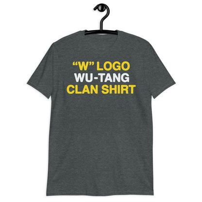 "W" Logo Wu Tang Clan Short-Sleeve Unisex T-Shirt