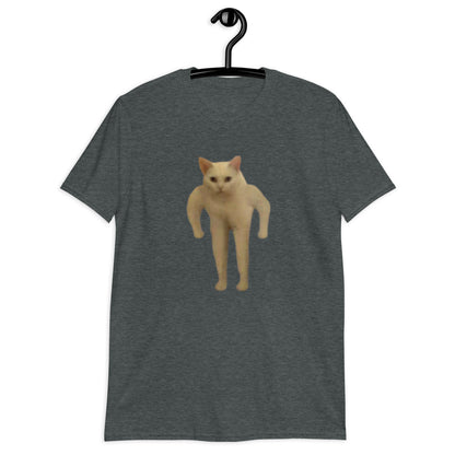 buff half cat meme Popular Internet Meme funny meme Cat meme Short-Sleeve Unisex T-Shirt