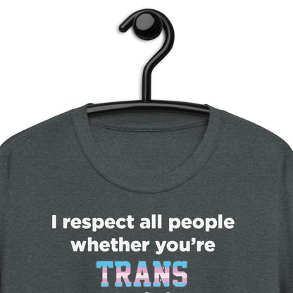 Respeto a todas las personas. Camiseta unisex de manga corta