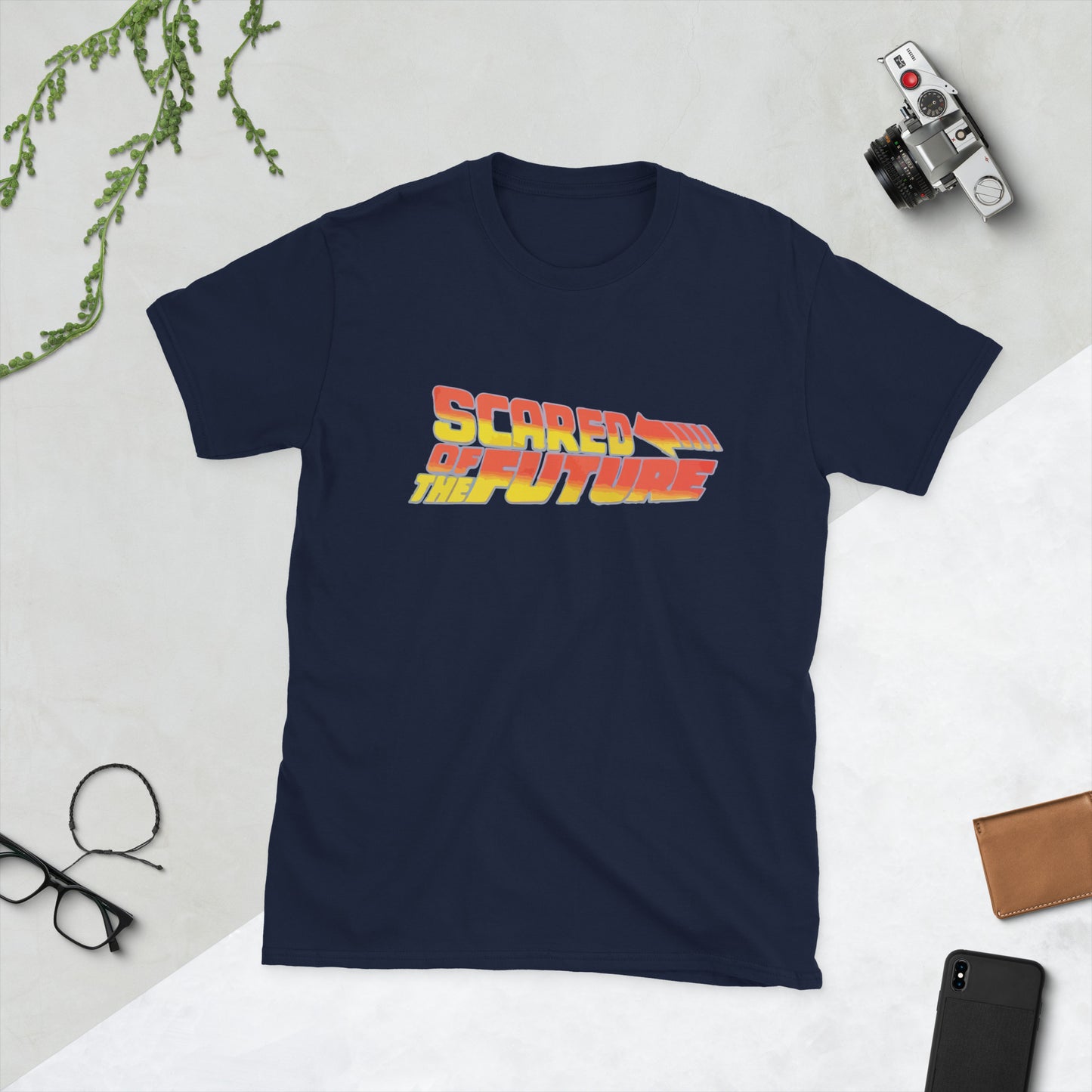 Asustado del futuro. Camiseta