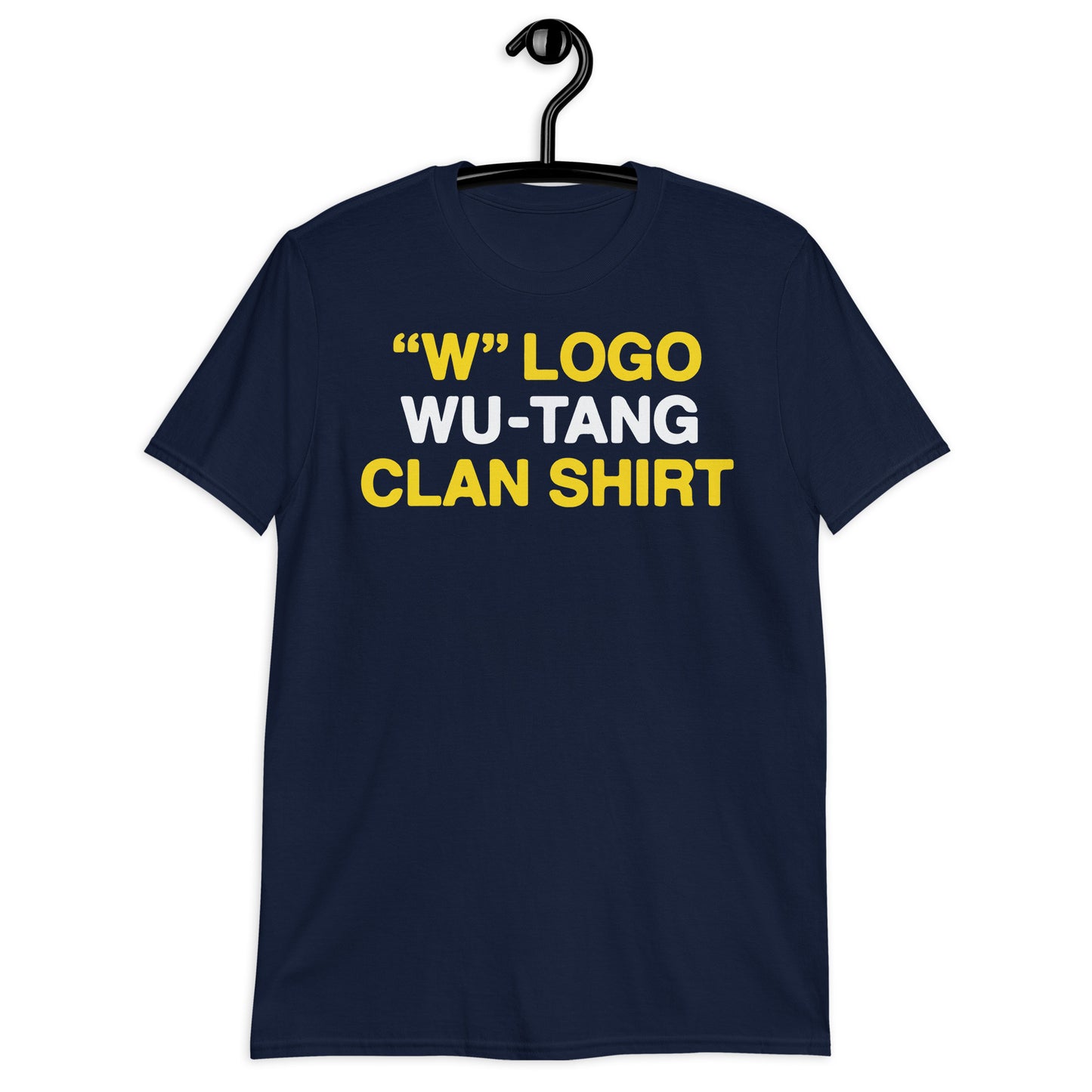 Camiseta unisex de manga corta con logotipo "W" Wu Tang Clan