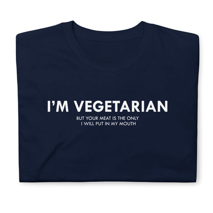 I’M VEGETARIAN Short-Sleeve Unisex T-Shirt