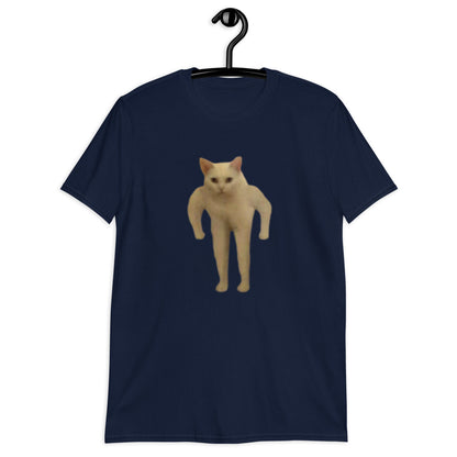 buff half cat meme Popular Internet Meme funny meme Cat meme Short-Sleeve Unisex T-Shirt