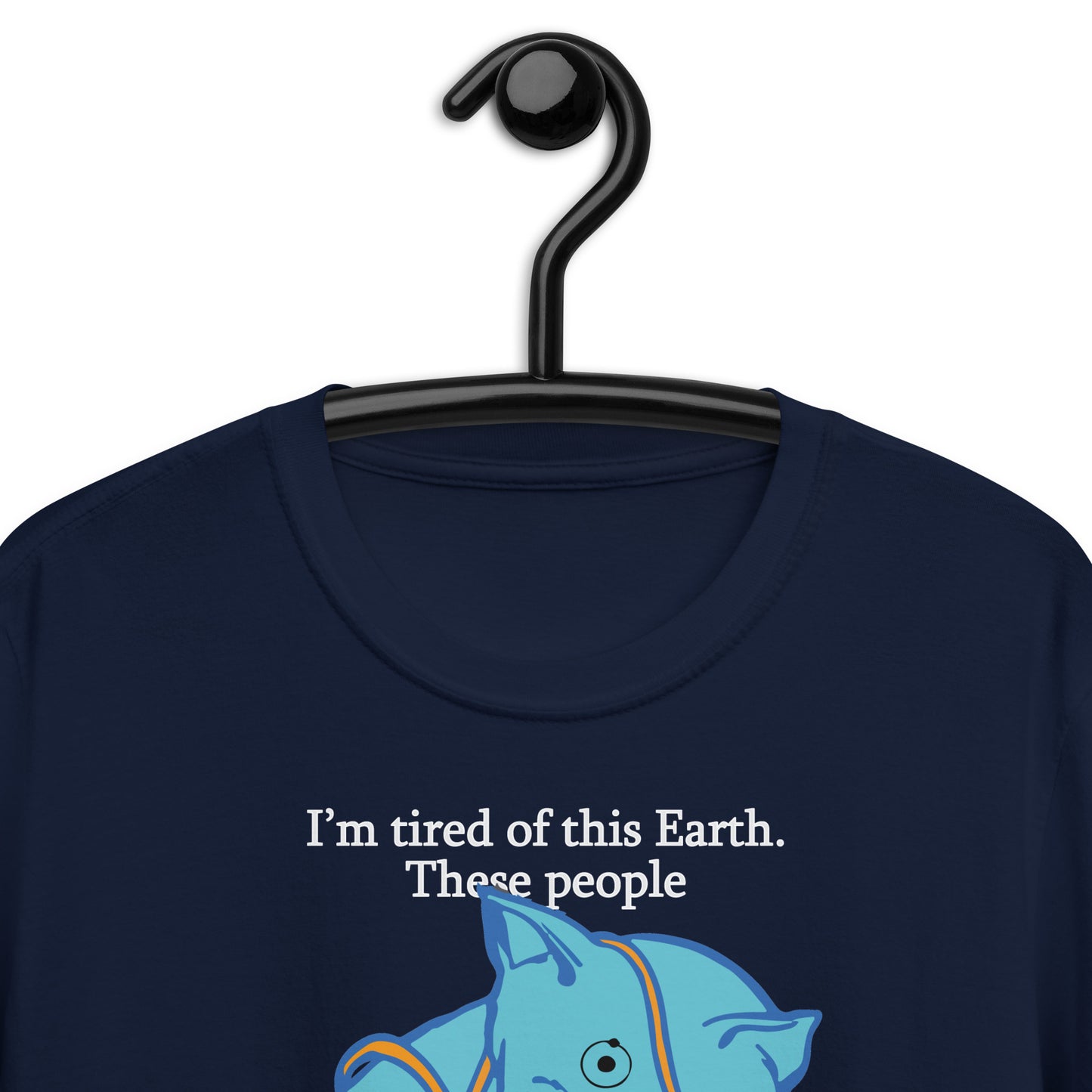 Estoy cansado de esta tierra. Camiseta unisex de manga corta