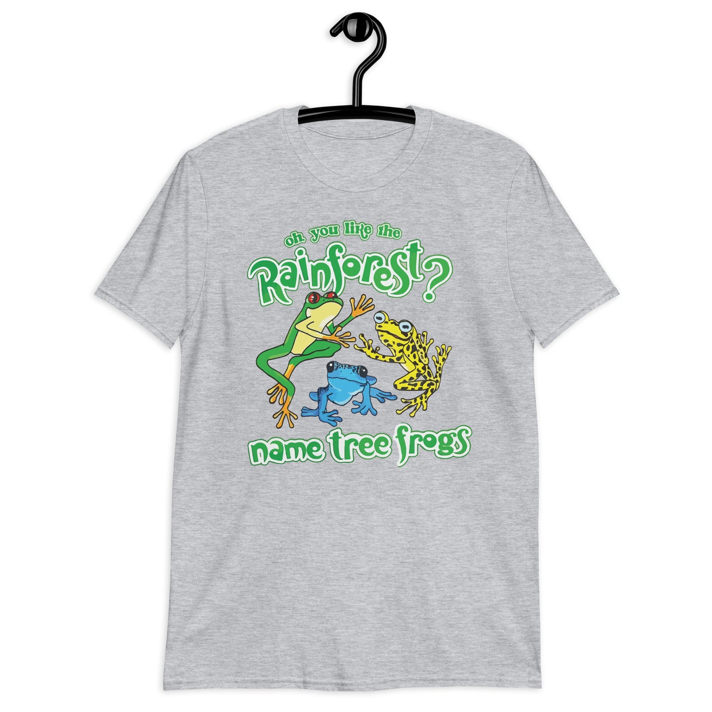 ¿Te gusta la selva tropical? Nombra ranas arborícolas. Camiseta