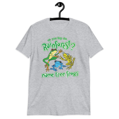 ¿Te gusta la selva tropical? Nombra ranas arborícolas. Camiseta