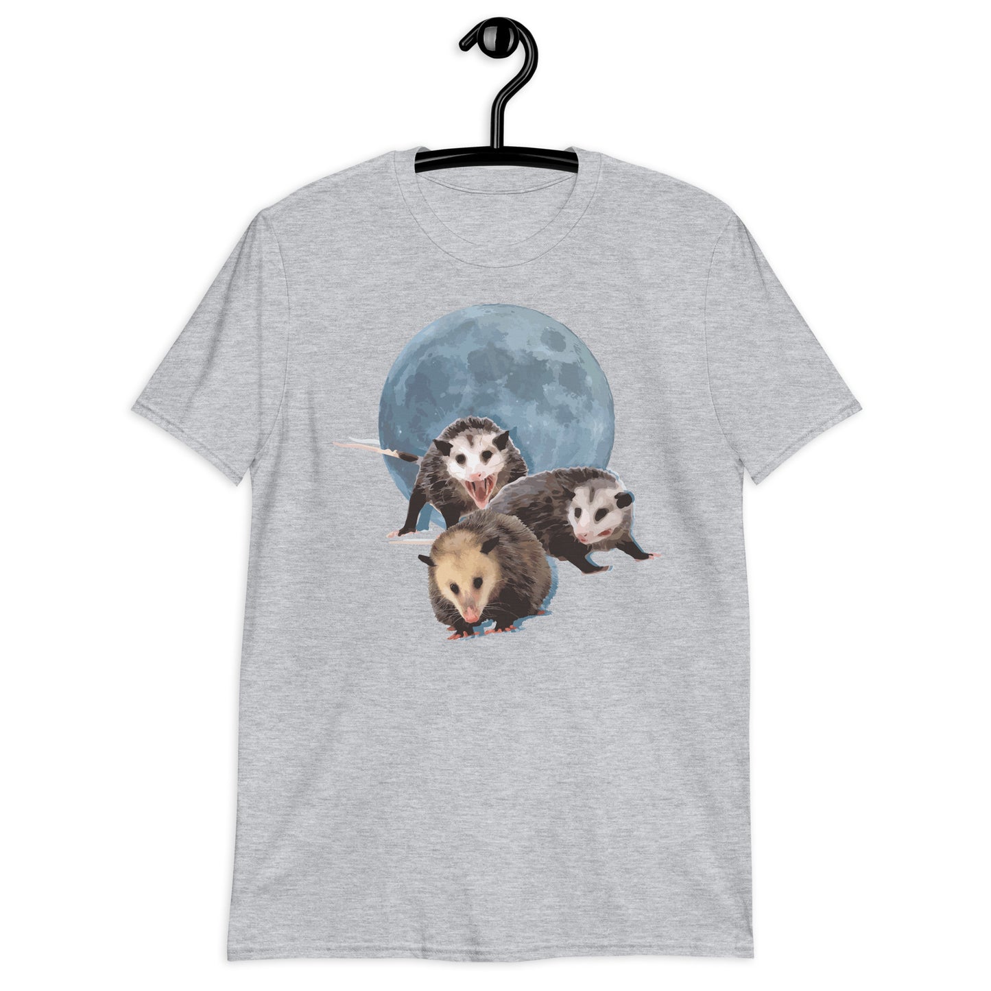 Three Opposum Moon With 3 Possums And Dead Moon Short-Sleeve Unisex T-Shirt