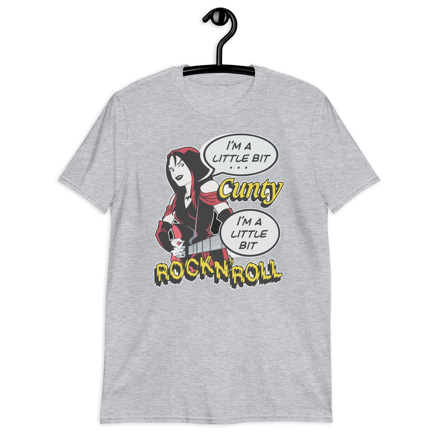 Soy un poco cunty, soy un poco rock n' roll. Camiseta unisex de manga corta