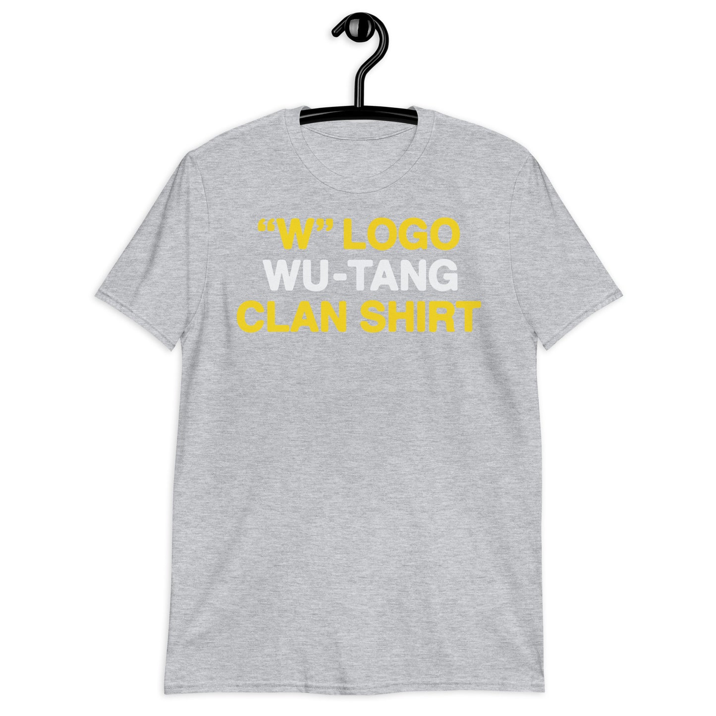 Camiseta unisex de manga corta con logotipo "W" Wu Tang Clan