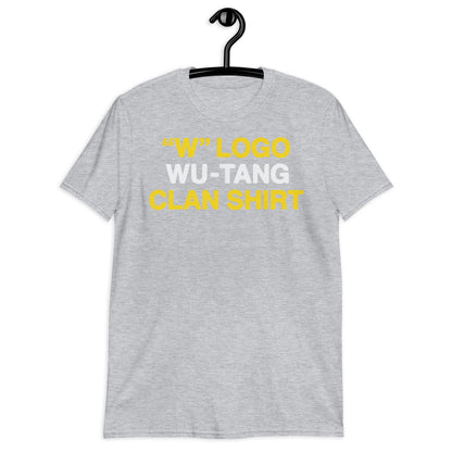 "W" Logo Wu Tang Clan Short-Sleeve Unisex T-Shirt