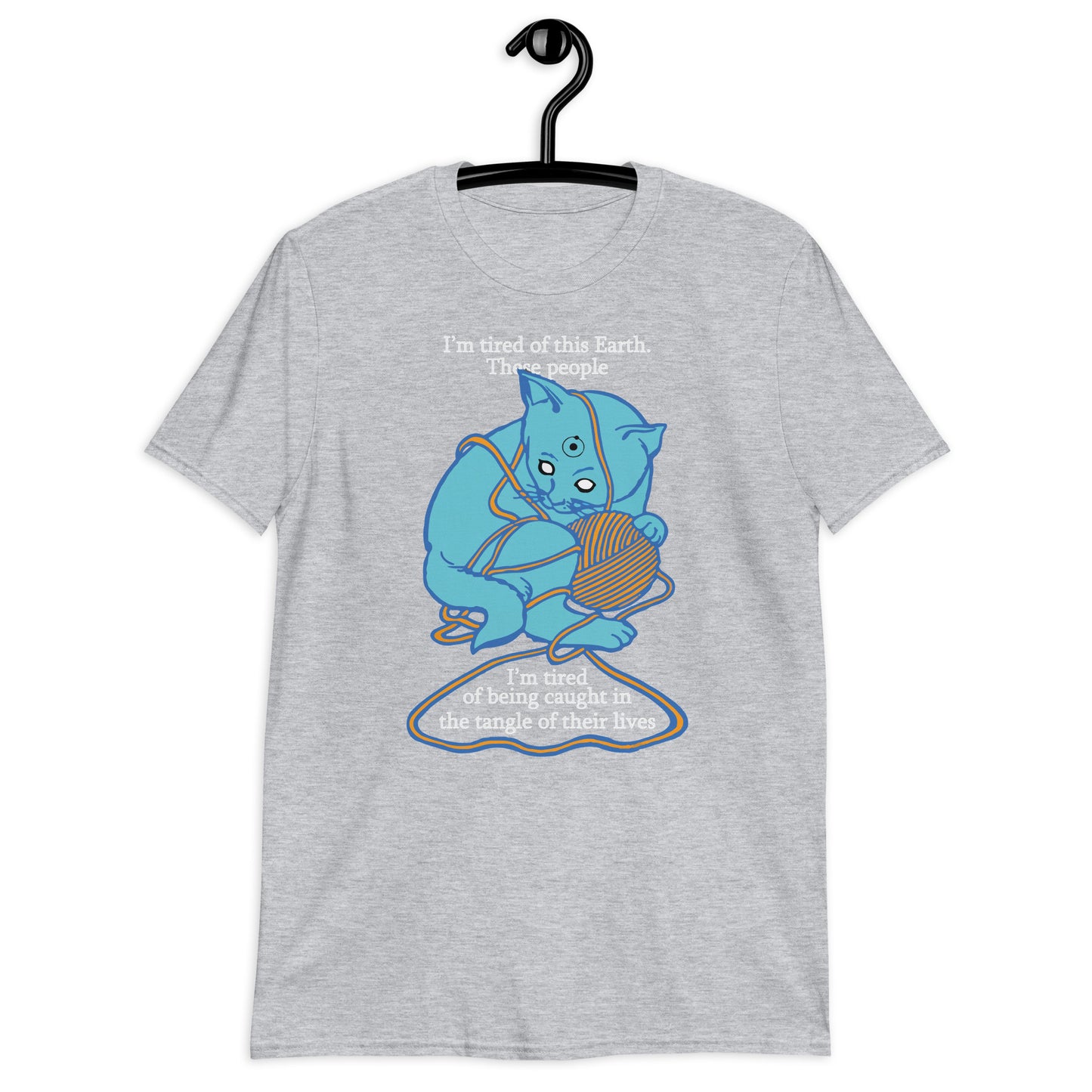 Estoy cansado de esta tierra. Camiseta unisex de manga corta