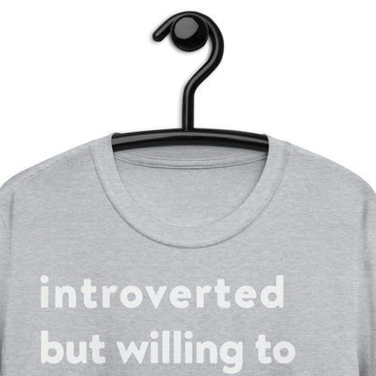 Introverted But Willing To Discuss The JFK Assassination Short-Sleeve Unisex T-Shirt