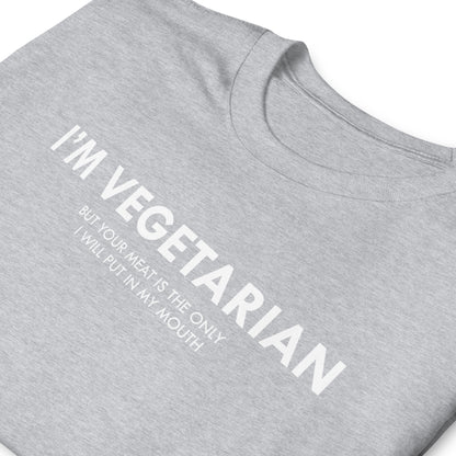 I’M VEGETARIAN Short-Sleeve Unisex T-Shirt