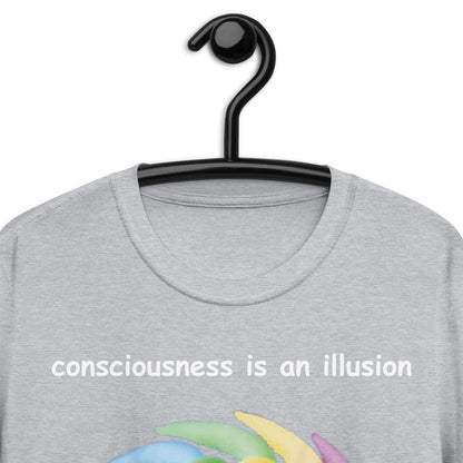 consciousness is an illusion it's worm time babey!!!!! Short-Sleeve Unisex T-Shirt