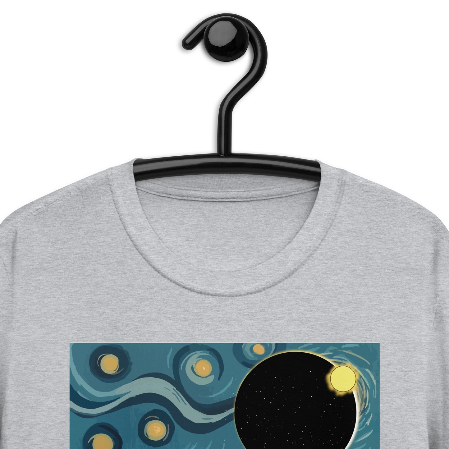 Starry Night Texas Total Solar Eclipse 2024 Short-Sleeve Unisex T-Shirt