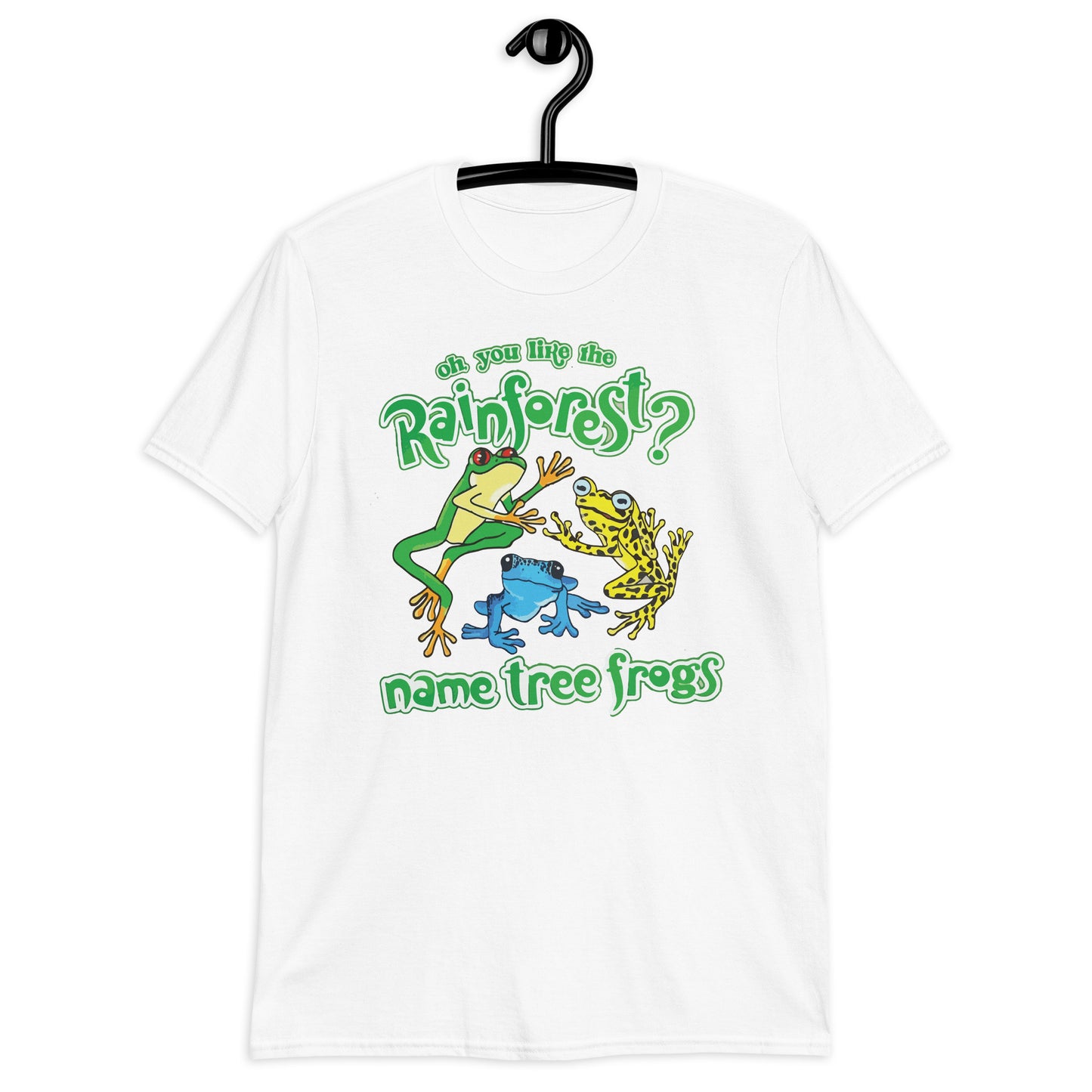 ¿Te gusta la selva tropical? Nombra ranas arborícolas. Camiseta