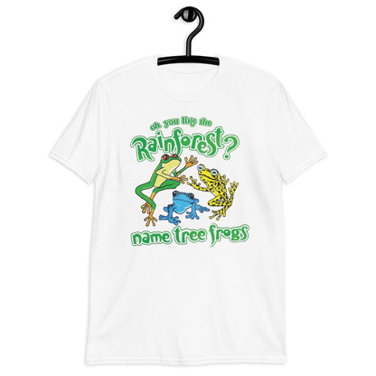 ¿Te gusta la selva tropical? Nombra ranas arborícolas. Camiseta