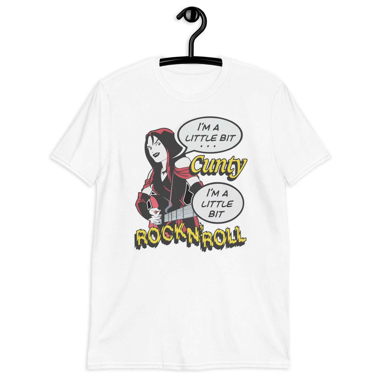 Soy un poco cunty, soy un poco rock n' roll. Camiseta unisex de manga corta