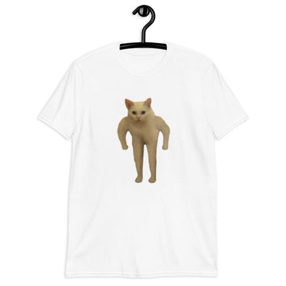 buff half cat meme Popular Internet Meme funny meme Cat meme Short-Sleeve Unisex T-Shirt