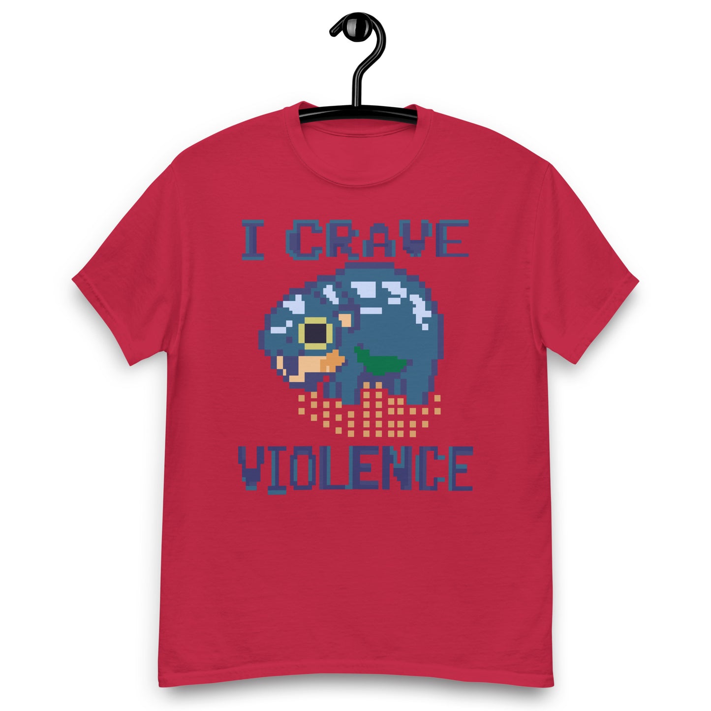 I Crave Violence Moo Deng Pixel Art Shirt