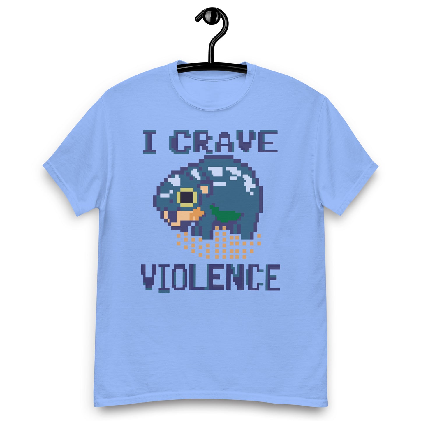 I Crave Violence Moo Deng Pixel Art Shirt