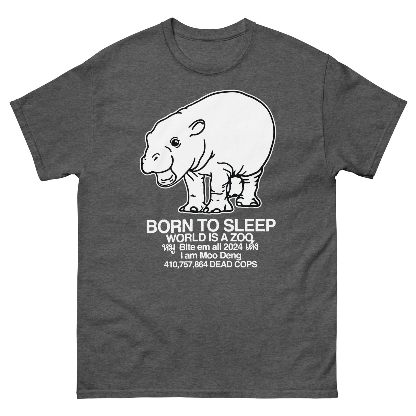 Moo Deng: Born to Sleep shirt