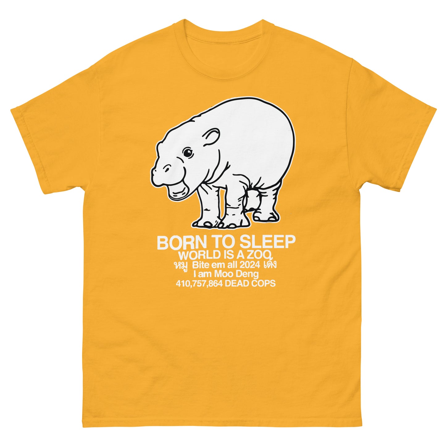 Moo Deng: Born to Sleep shirt