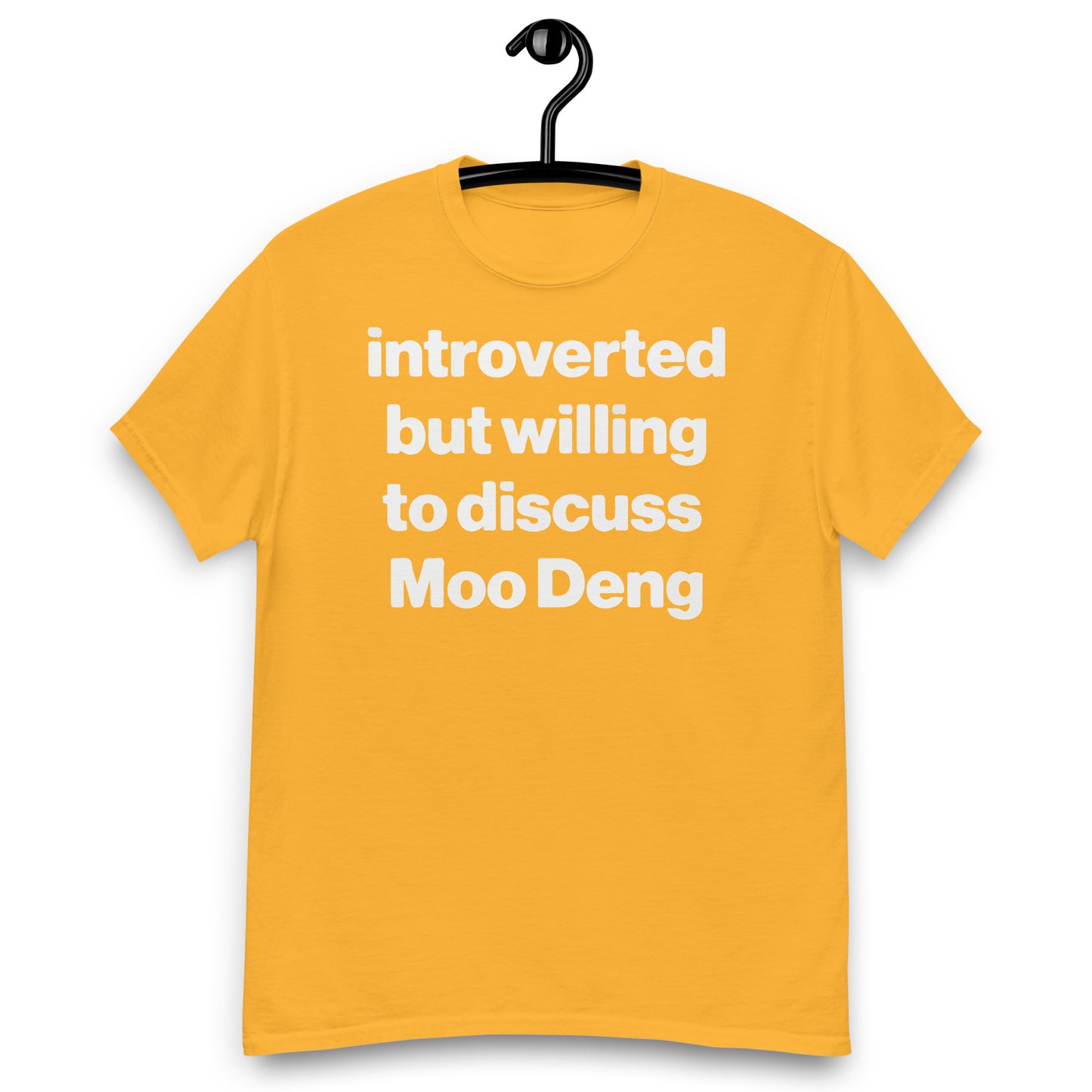 Introverted But Willing To Discuss Moo Deng shirt