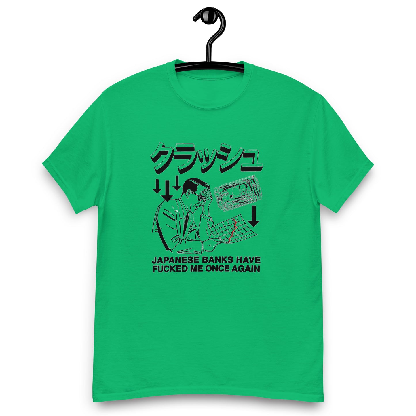 Japanese Banks Have Fucked Me Once Again Unisex classic tee